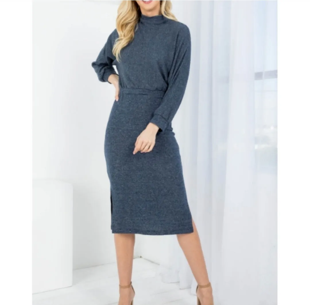 Knit Midi Dress