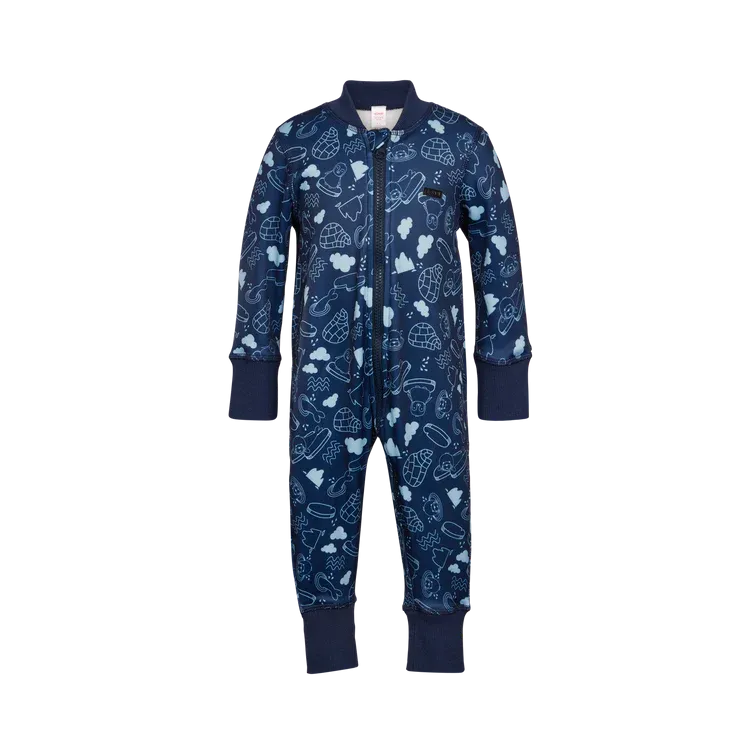 Kombi Dark Navy Pack Ice Velvet Fleece One Piece