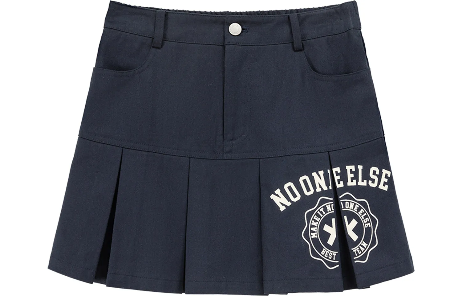 Logo Mini Pleated Skirt