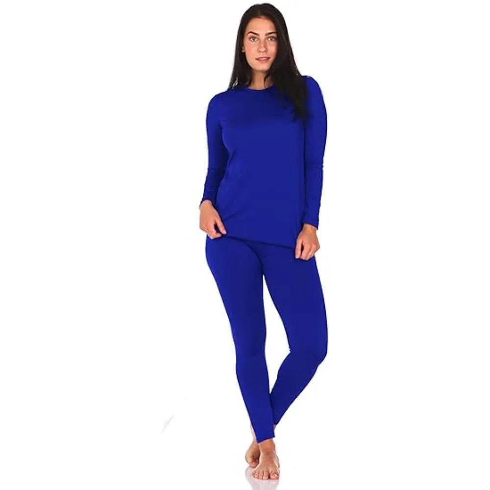 Long Sleeve Base Layer Set With Stretchable Leggings