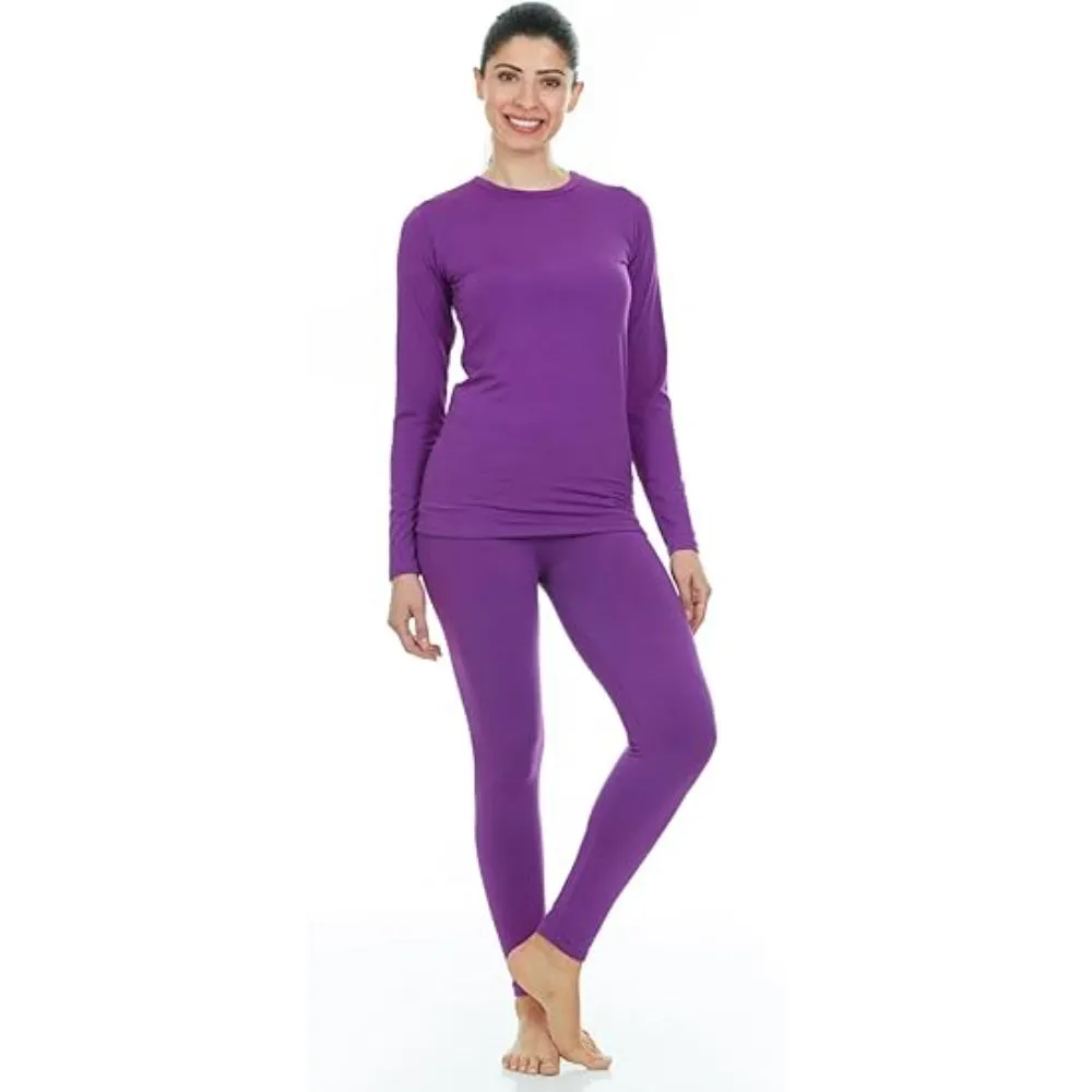 Long Sleeve Base Layer Set With Stretchable Leggings