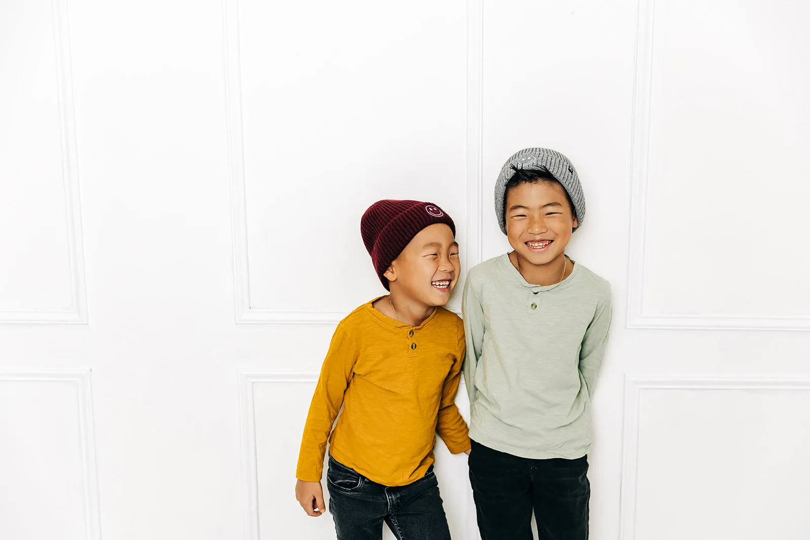 Maroon Smiley Beanie