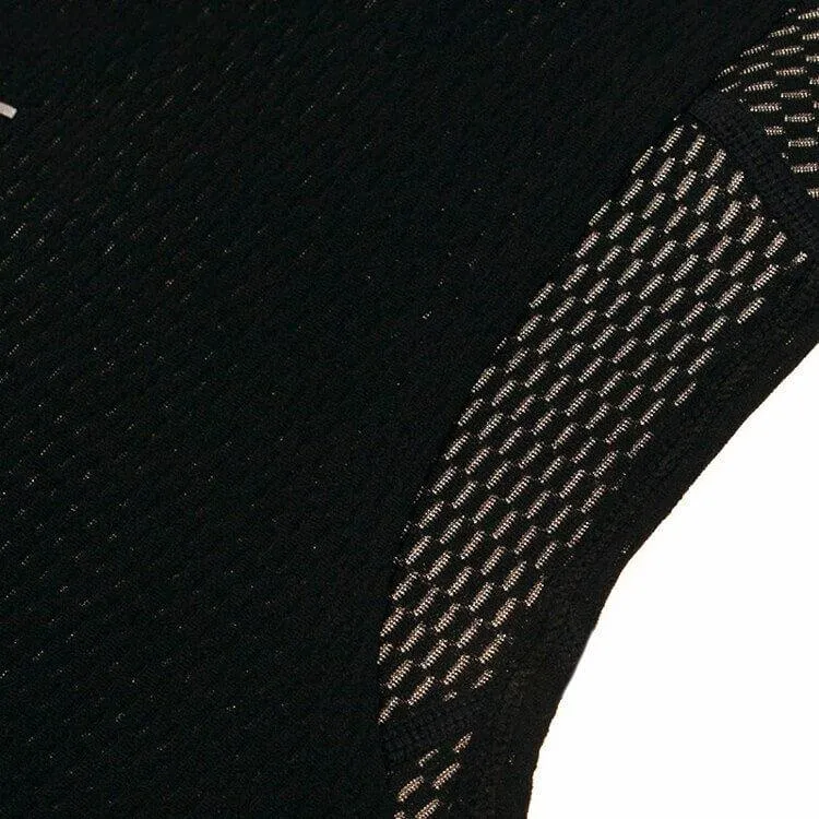 Men's Basics Black Lightweight Mesh Cycling Base-Layer