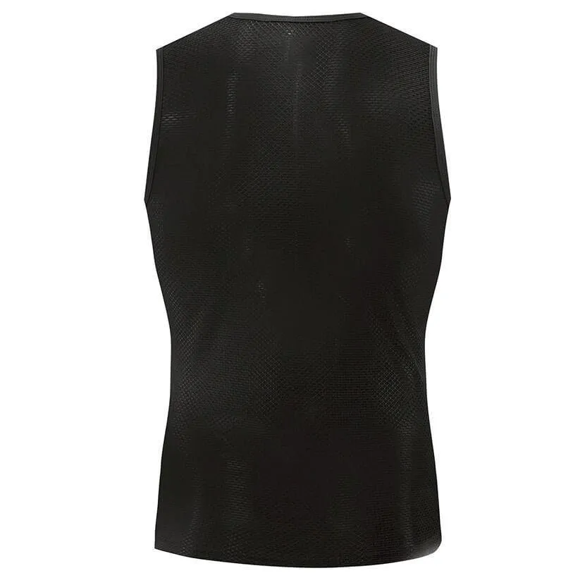 Men's Basics Black Lightweight Mesh Cycling Base-Layer