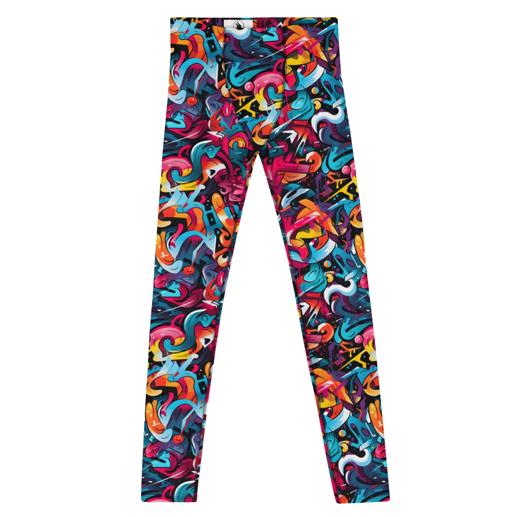 Men's Leggings, Multicolor, Rainbow