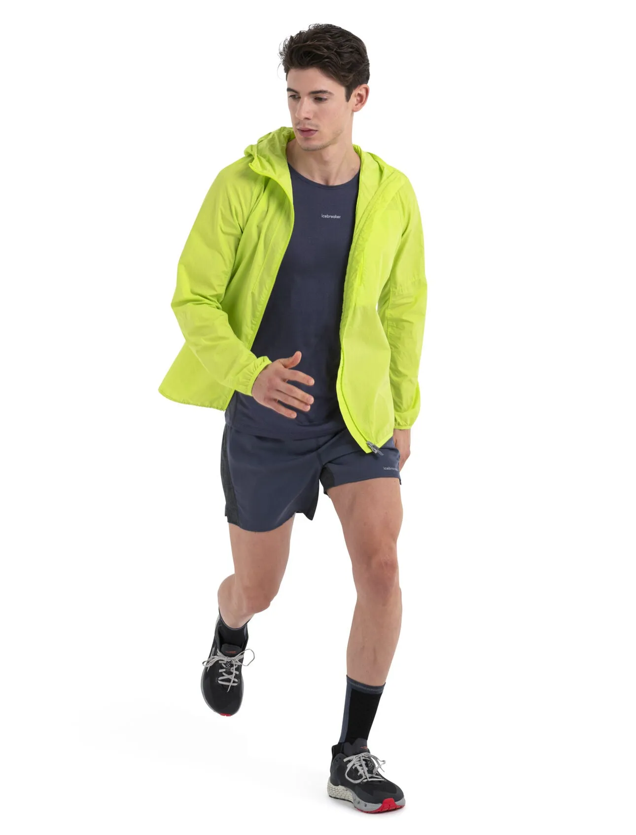 Mens Shell   Cotton Windbreaker - Hyper