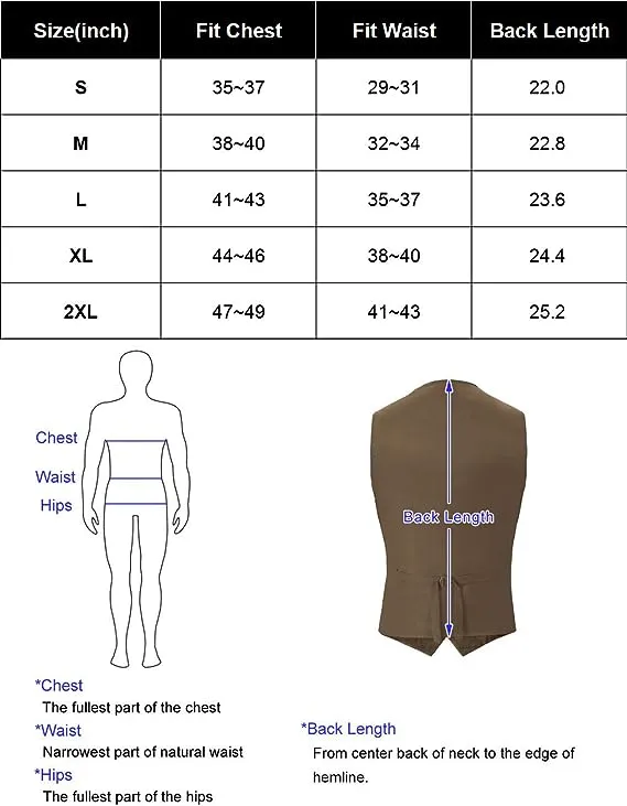 Mens Western Herringbone Suit Vest Tweed Wool Blend Slim Fit Waistcoats