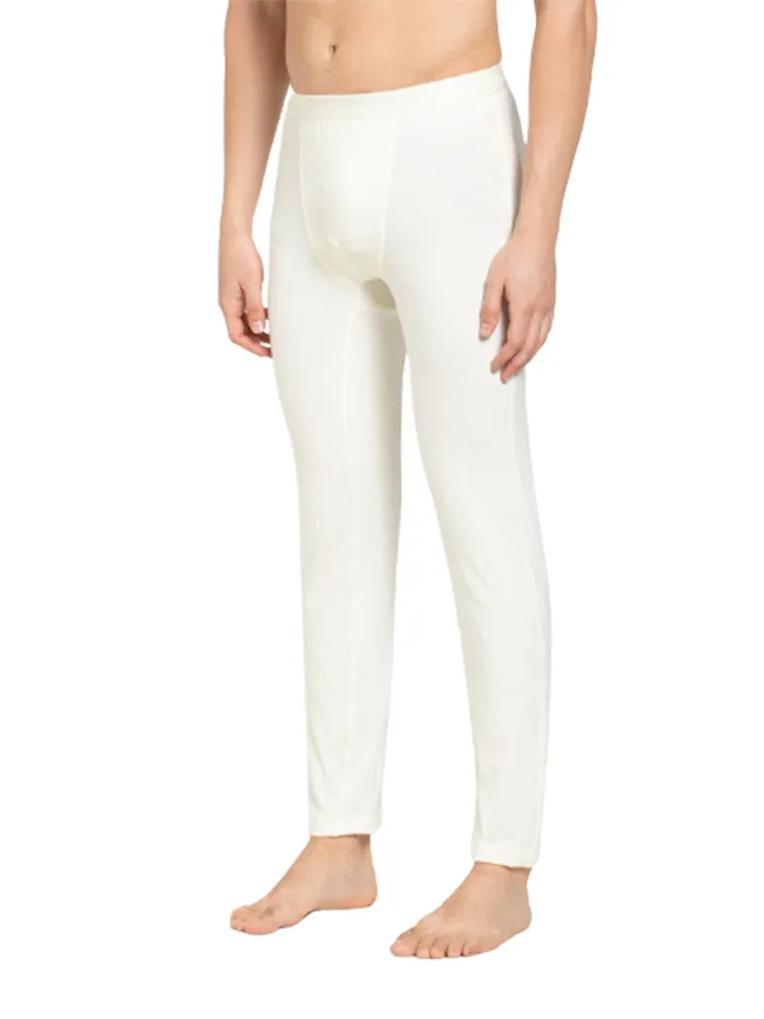 Men's White Soft Touch Thermal Long Johns