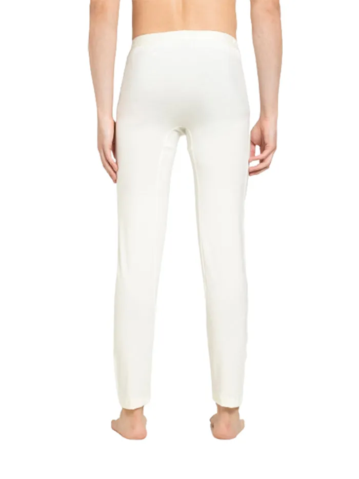 Men's White Soft Touch Thermal Long Johns