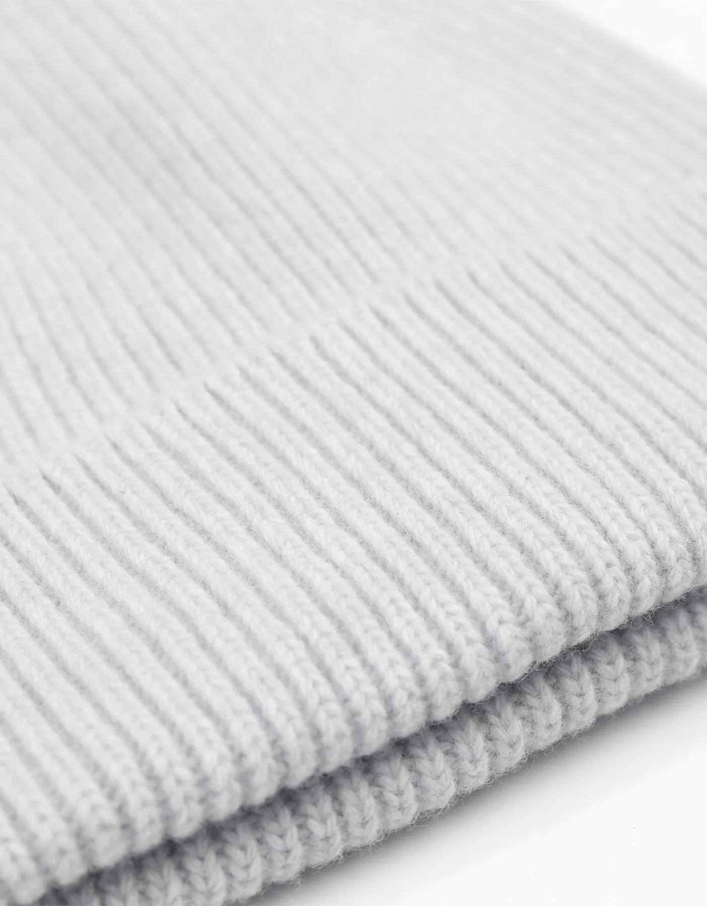 Merino Wool Beanie - Limestone Grey