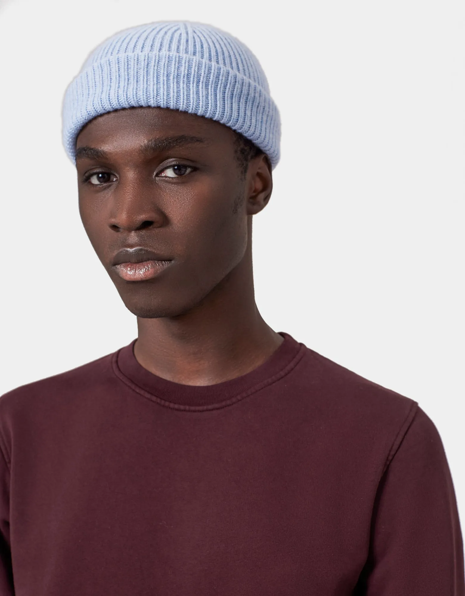 Merino Wool Beanie - Limestone Grey