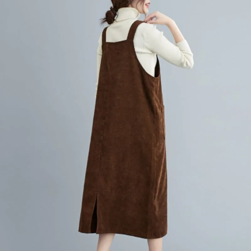 Namara Vintage Midi Overall Dress