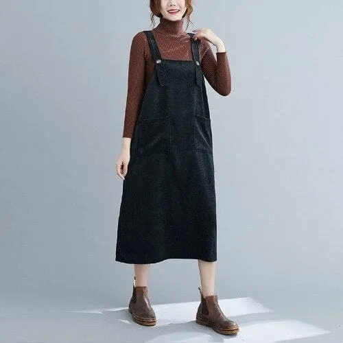 Namara Vintage Midi Overall Dress