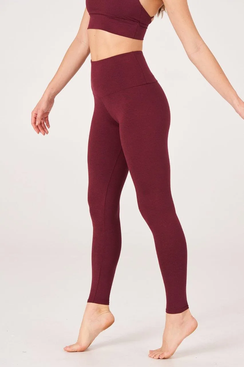 Onzie Luxe Legging - Red Wine