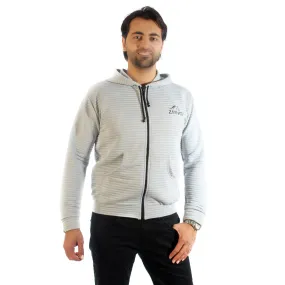 Original Zaynaty Embroider Full Zip Up Stylish Hoodies -6006