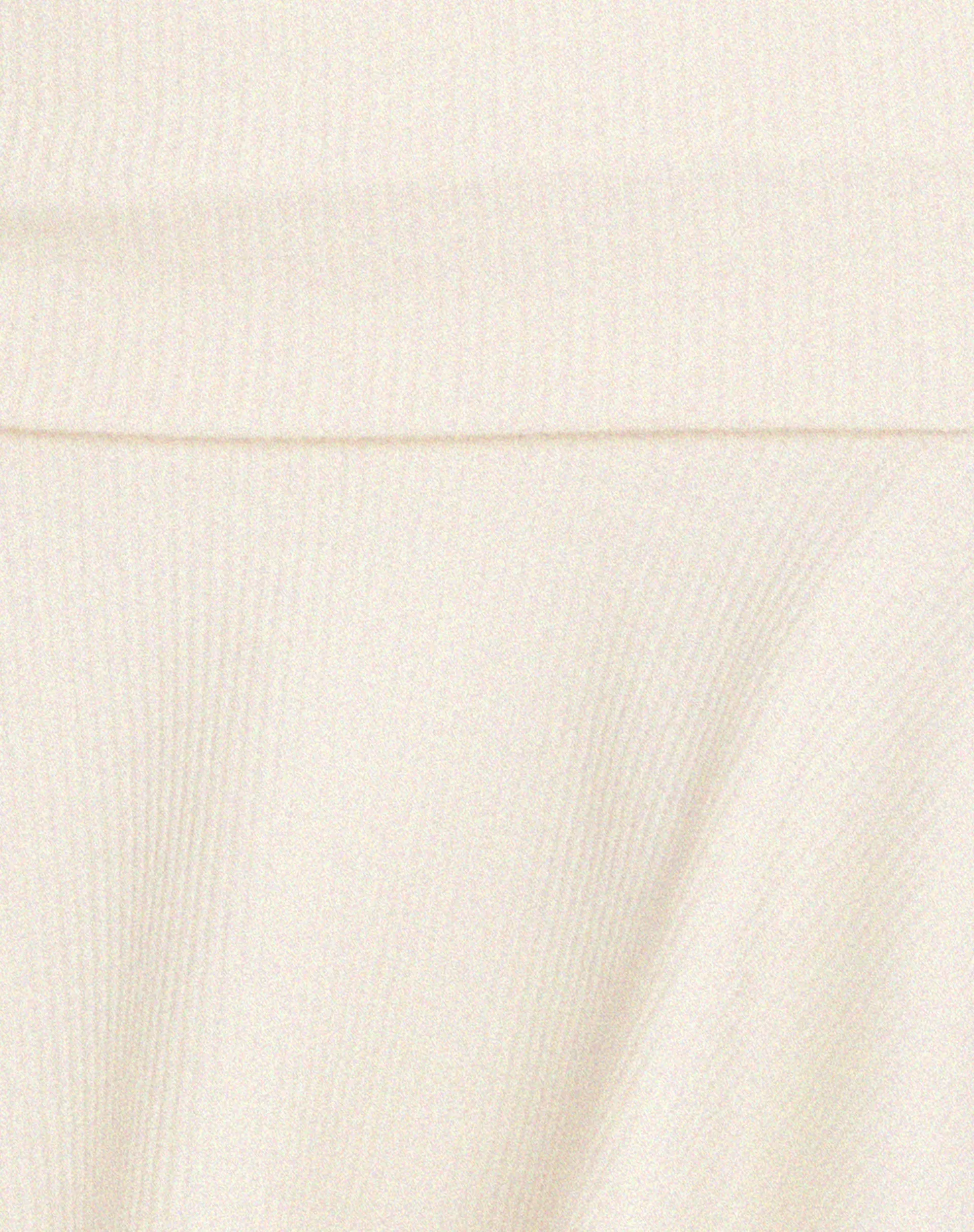 Orla Micro Mini Rib Skirt in Ivory