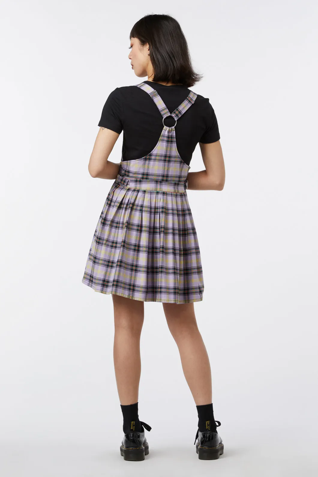 Outsider Tartan Pleat Pinny