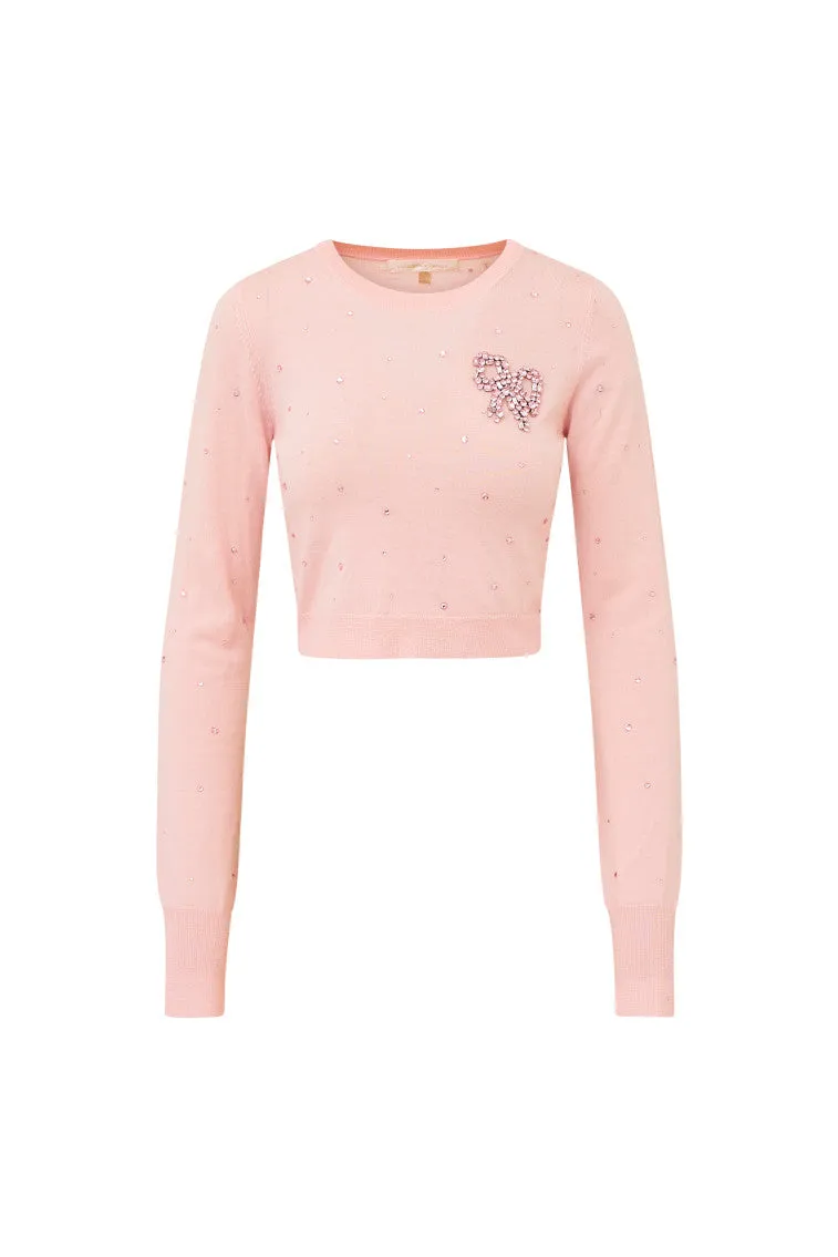 Pammie Embellished Wool Pullover