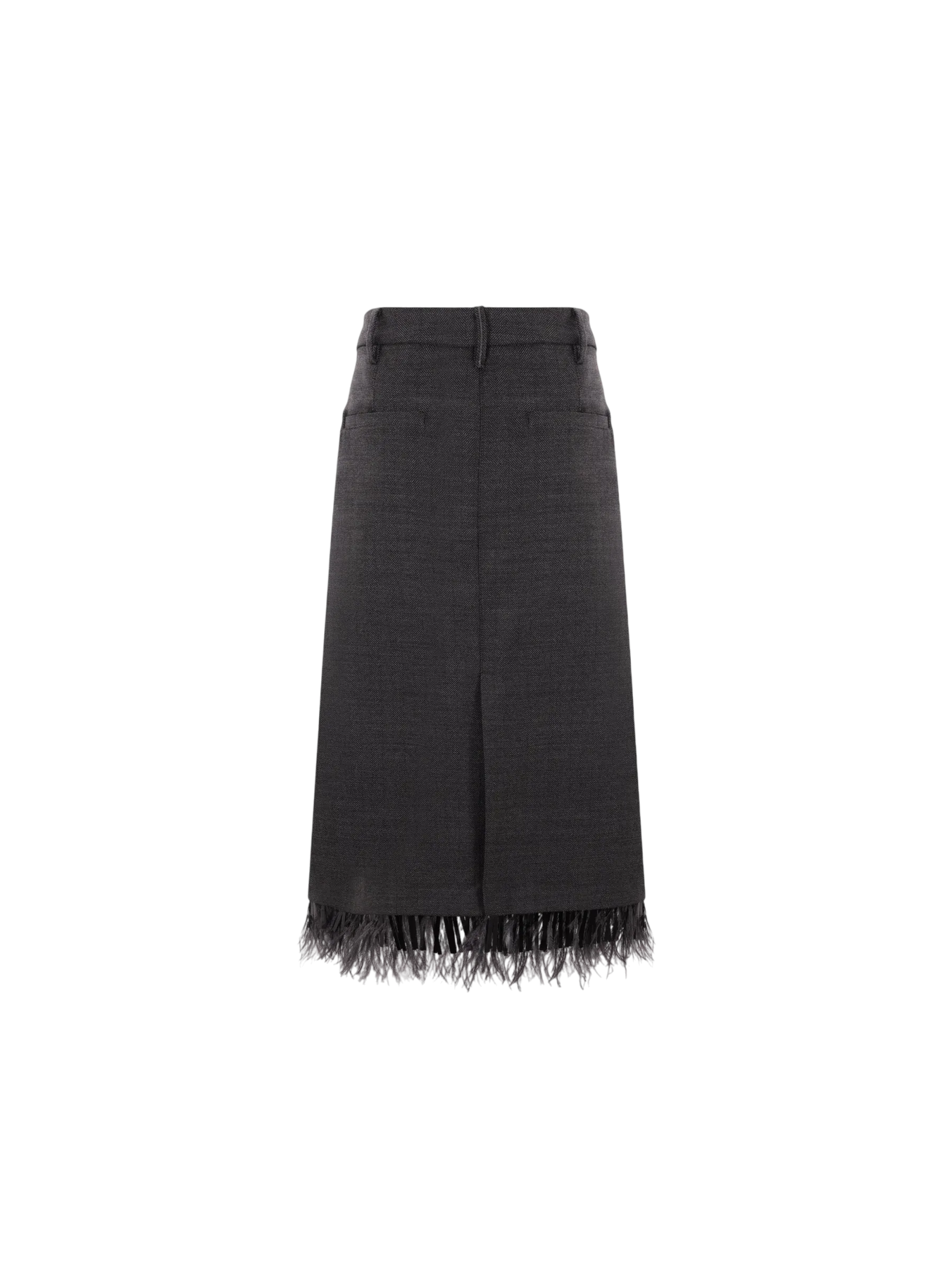 Pleated Skirt Wool