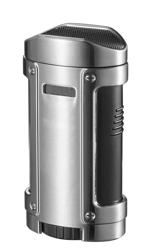 Rhino Quad Torch Cigar Lighter - Chrome