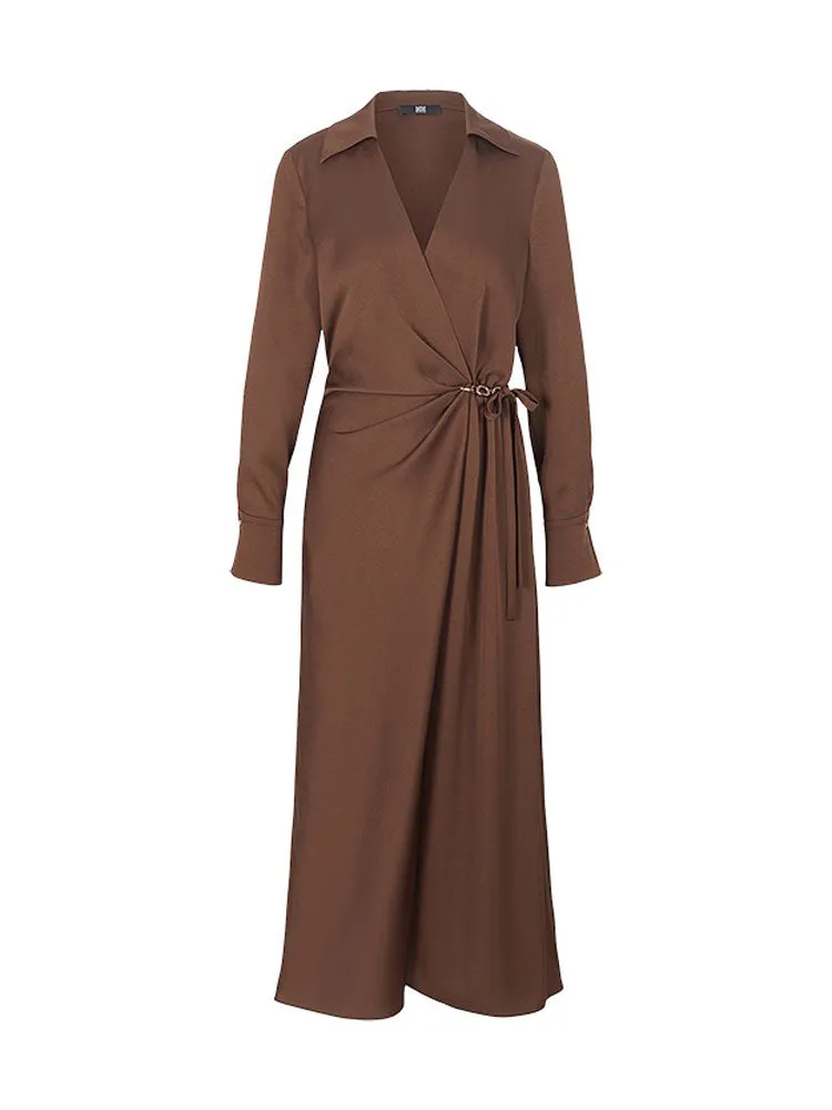 Riani Wrap Dress Toffee