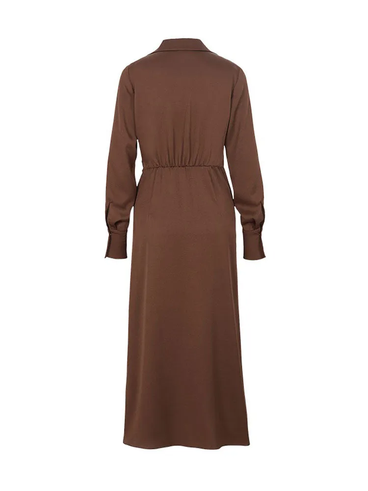 Riani Wrap Dress Toffee