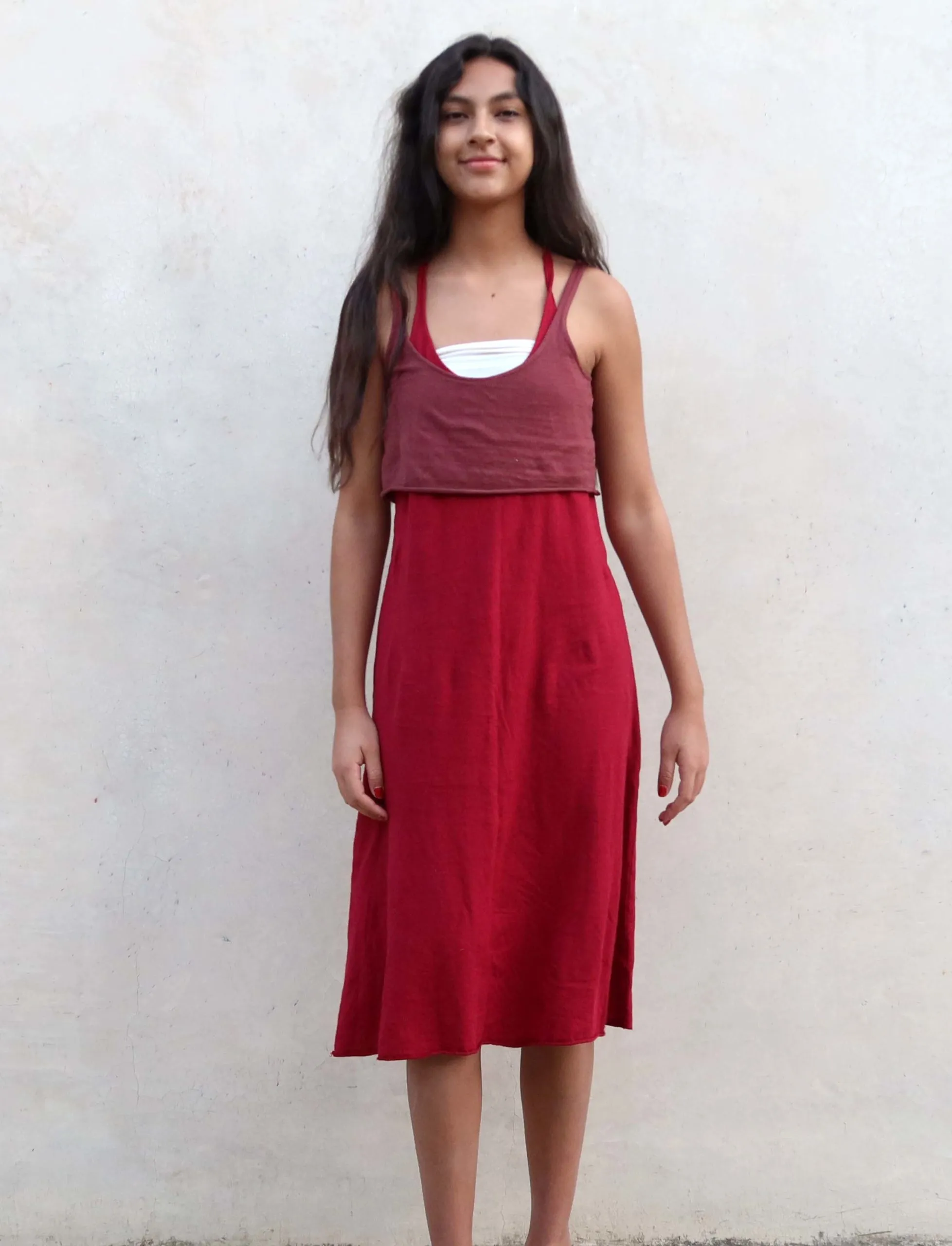 Sadhana Racerback Simplicity Below Knee Dress