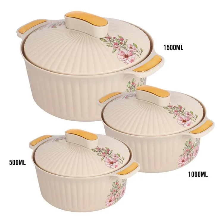 Sonet Insulated Casserole, Set of 3