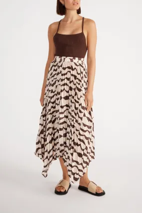 Staple the Label - Muse Pleated Midi Skirt