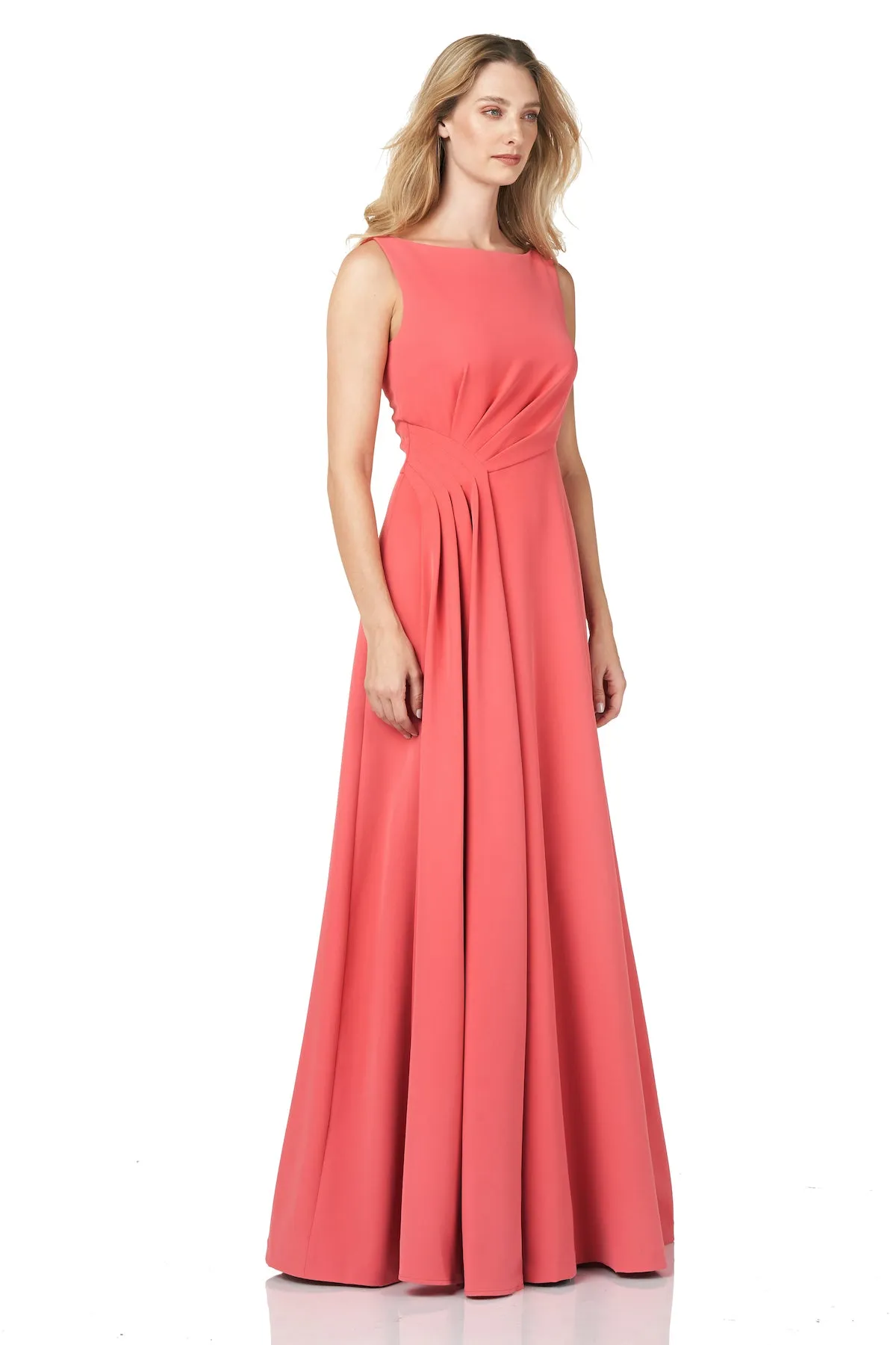 Stretch Crepe Gown