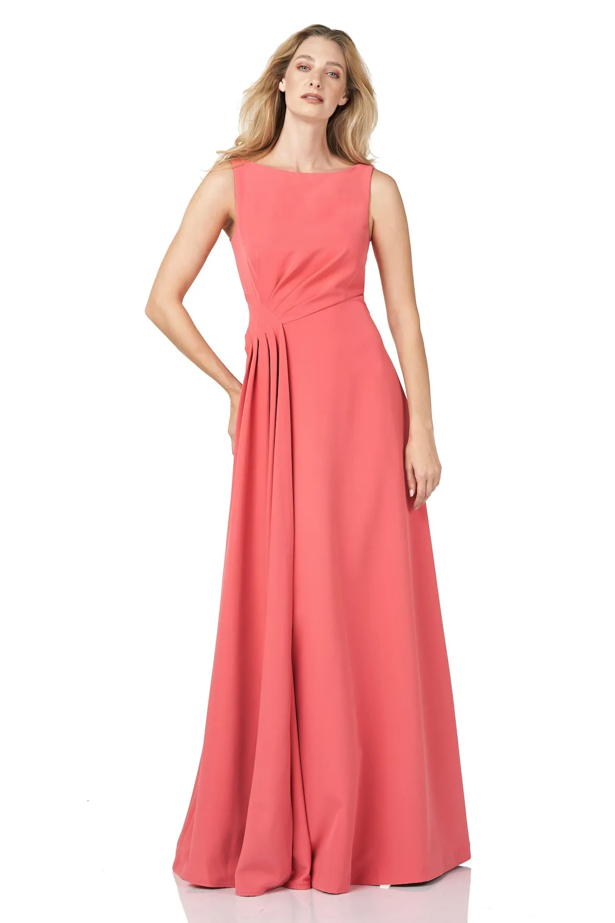 Stretch Crepe Gown