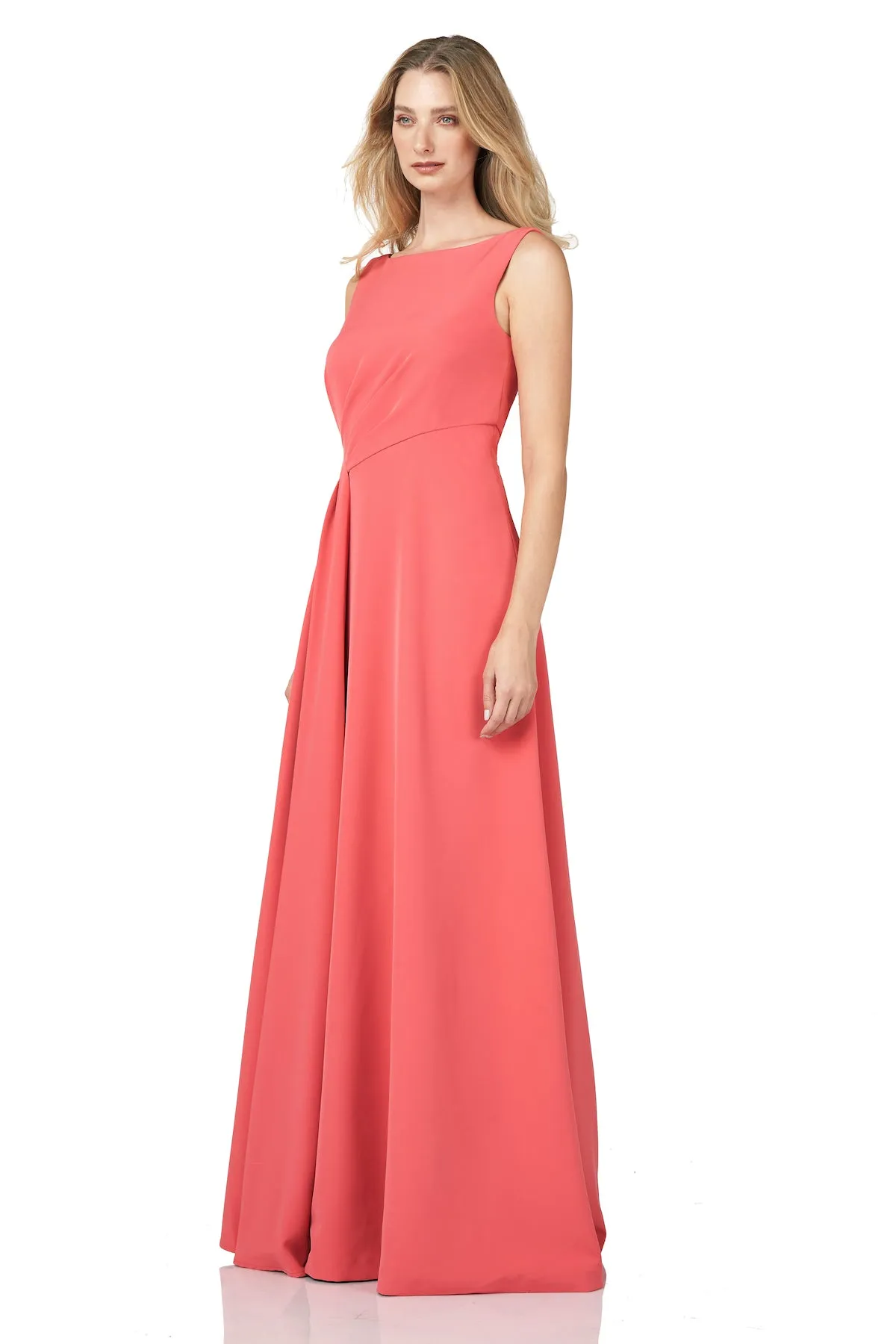 Stretch Crepe Gown