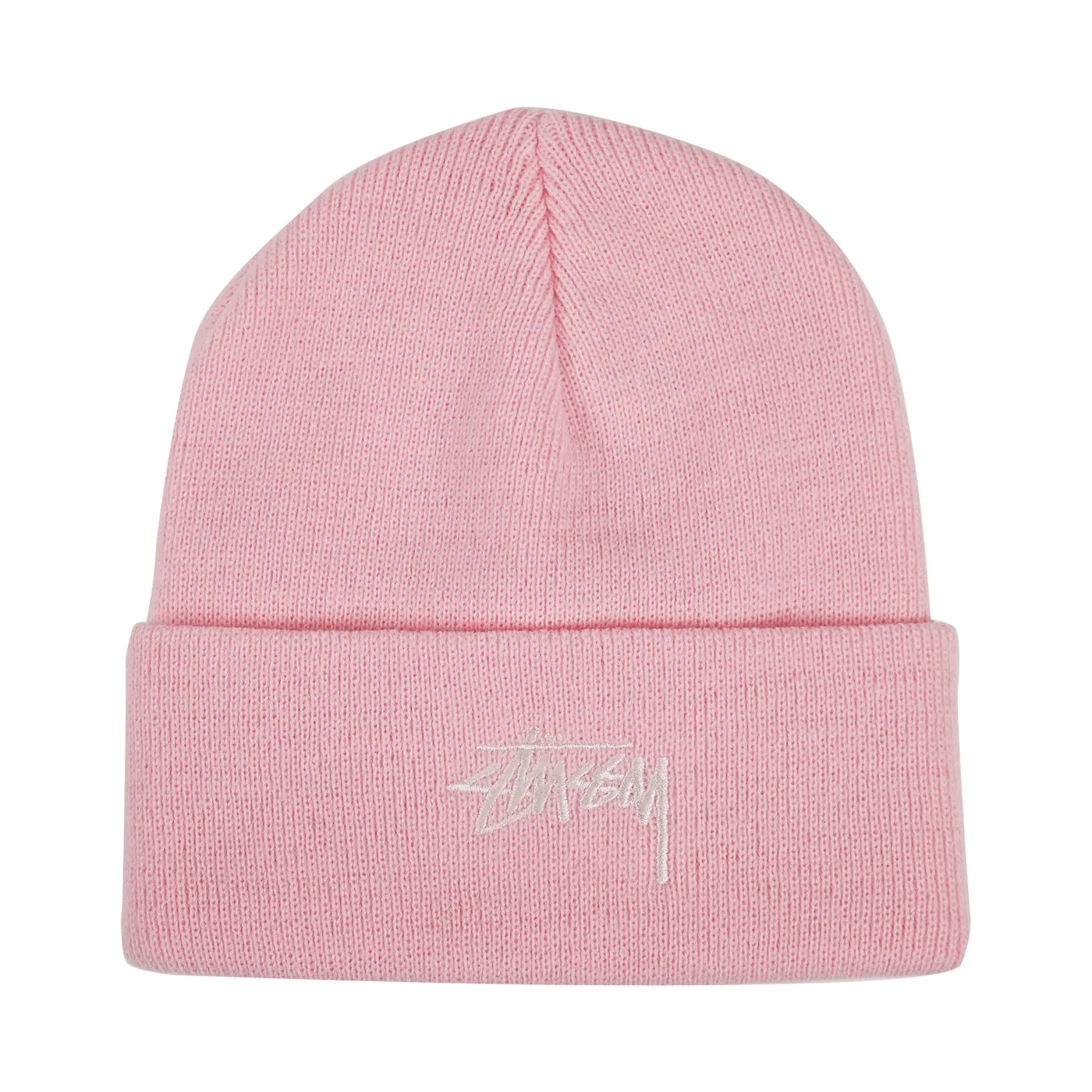 Stussy Stock Cuff Beanie - Pink