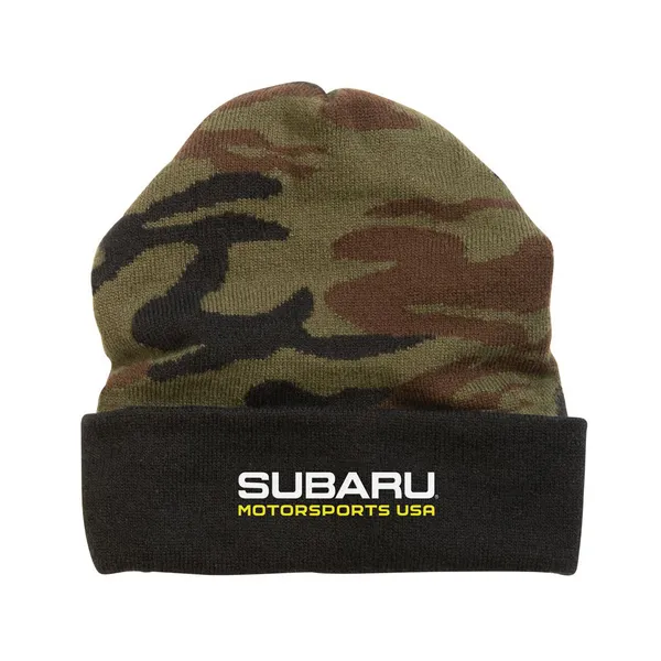 Subaru Motorsports USA | Camo Beanie