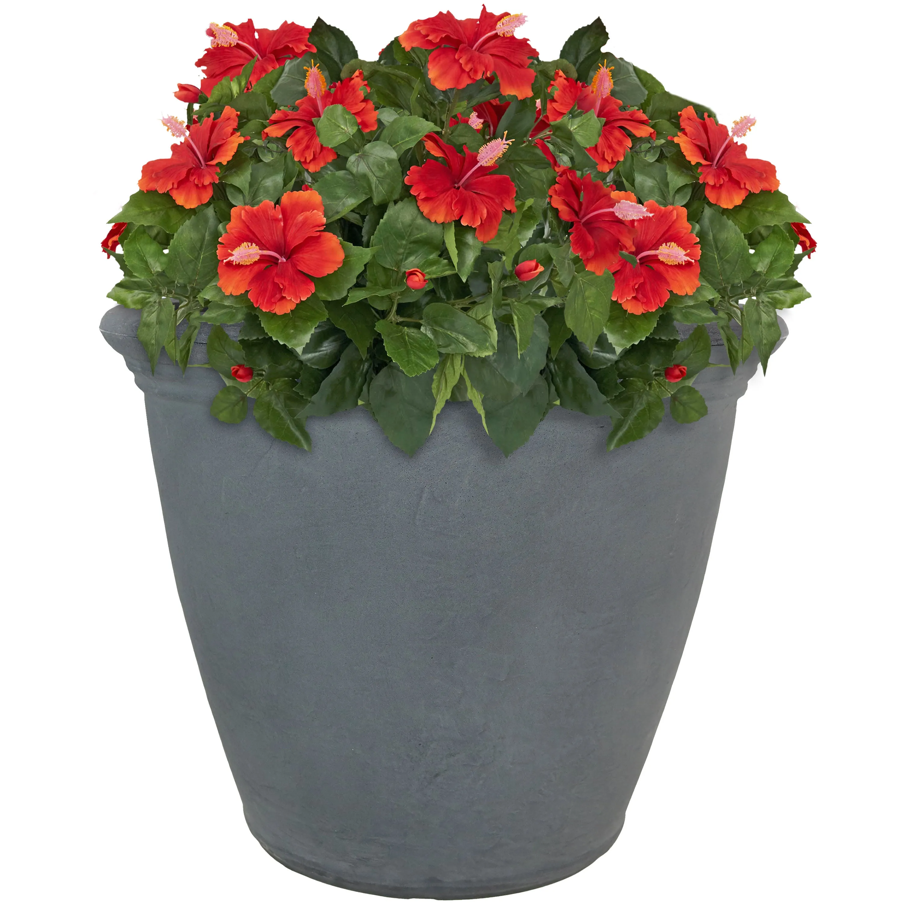 Sunnydaze Anjelica Outdoor Resin Planter - 20" Diameter