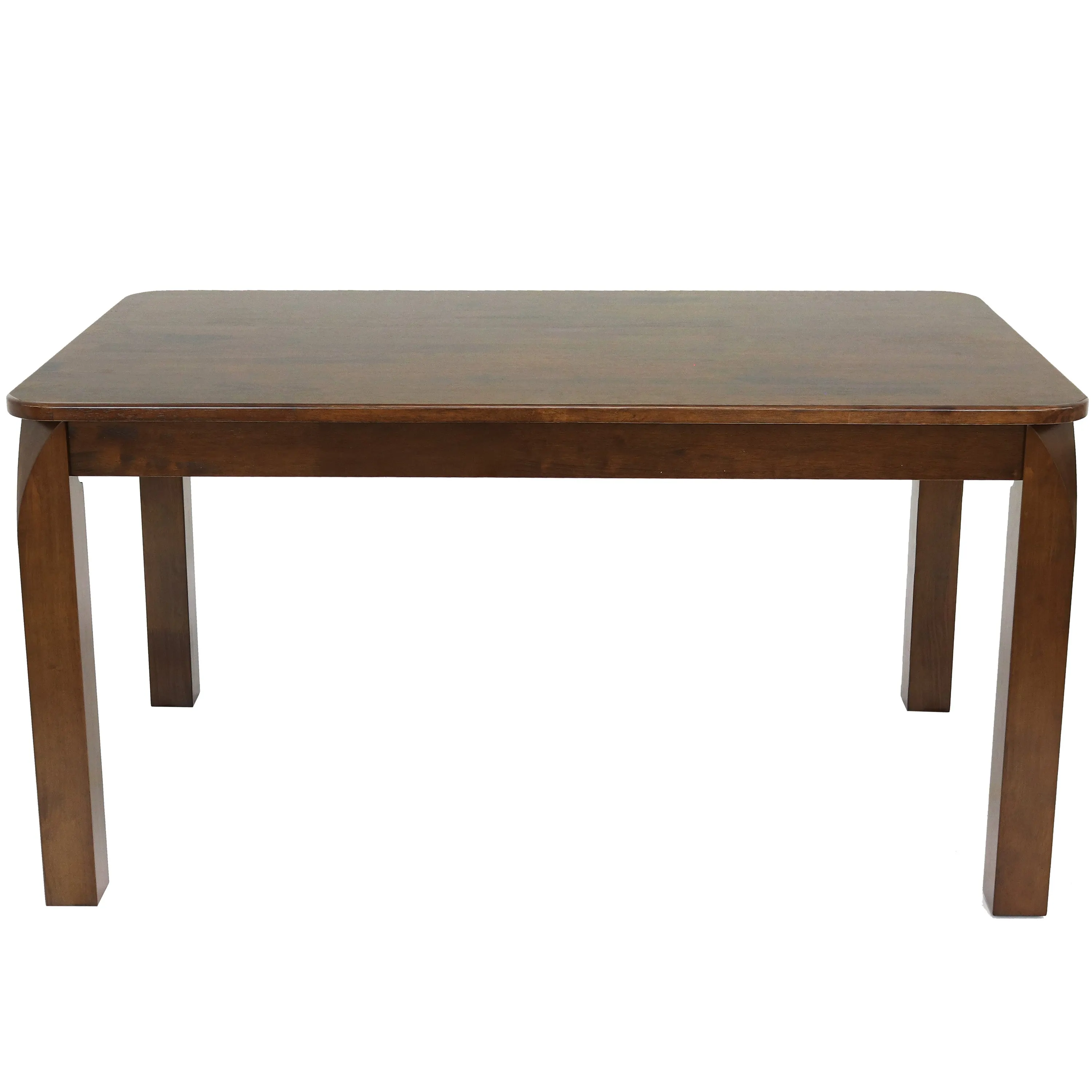 Sunnydaze Dorian 5' Mid-Century Modern Dining Table - Dark Walnut