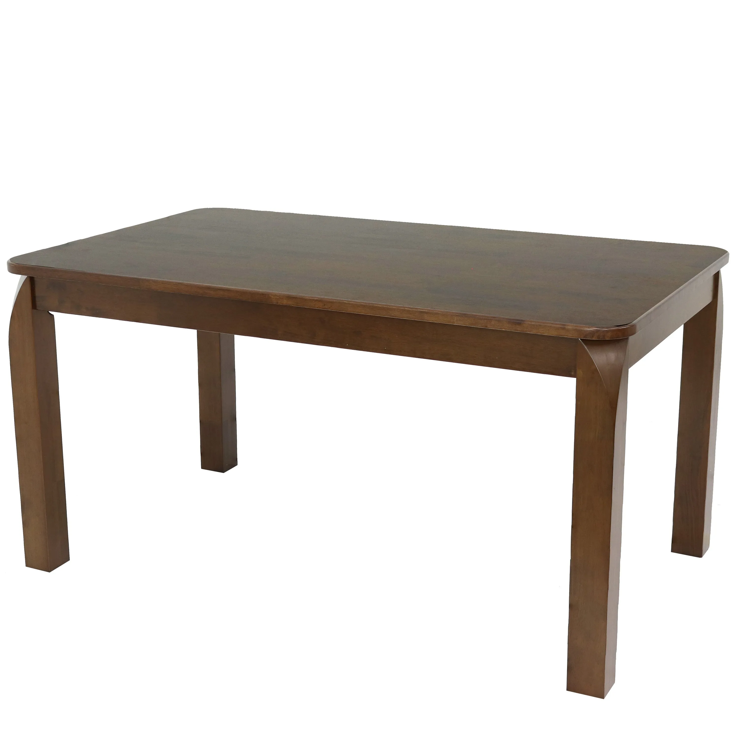 Sunnydaze Dorian 5' Mid-Century Modern Dining Table - Dark Walnut