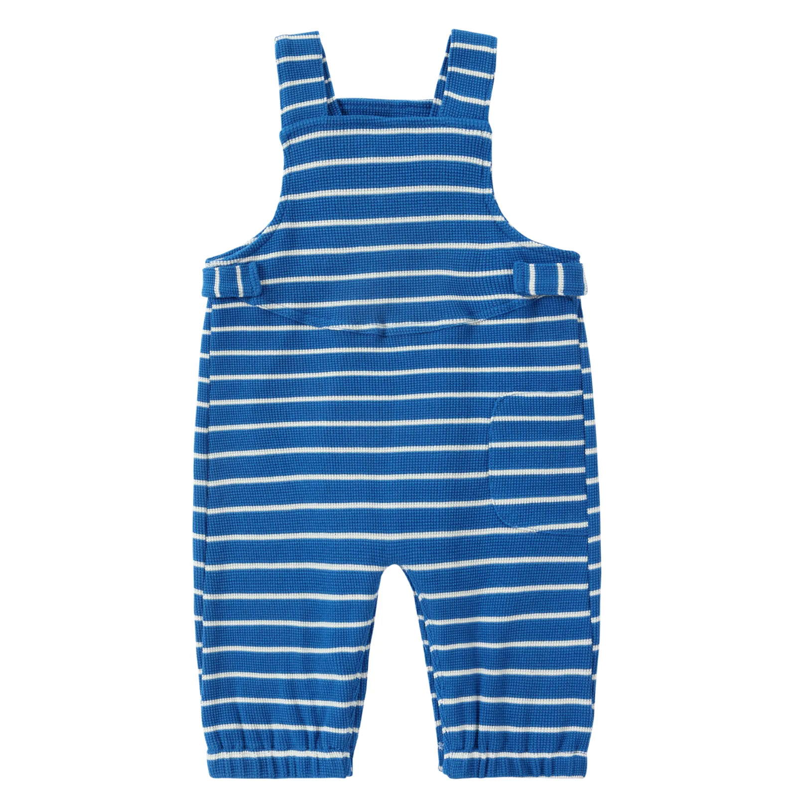 SUSUKOSHI WAFFLE OVERALL: ELECTRIC BLUE