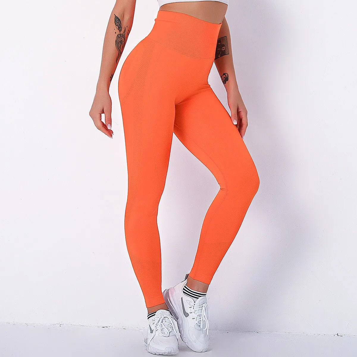 SVOKOR Sexy Fitness Leggings Women Seamless Push Up Leggings Bubble Butt Pants Gym Clothing High Waist Jogging For Femal