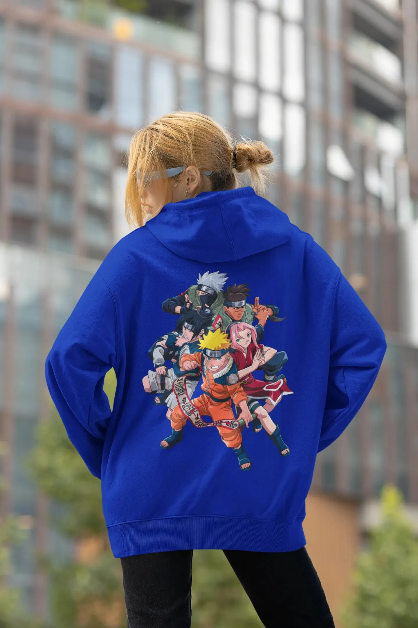 Team 7 Kakashi (Double Sided Print): WINTER HOODIES