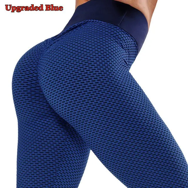 Textured Scrunch Butt Legging - High Waist Fitness Leggings for Women