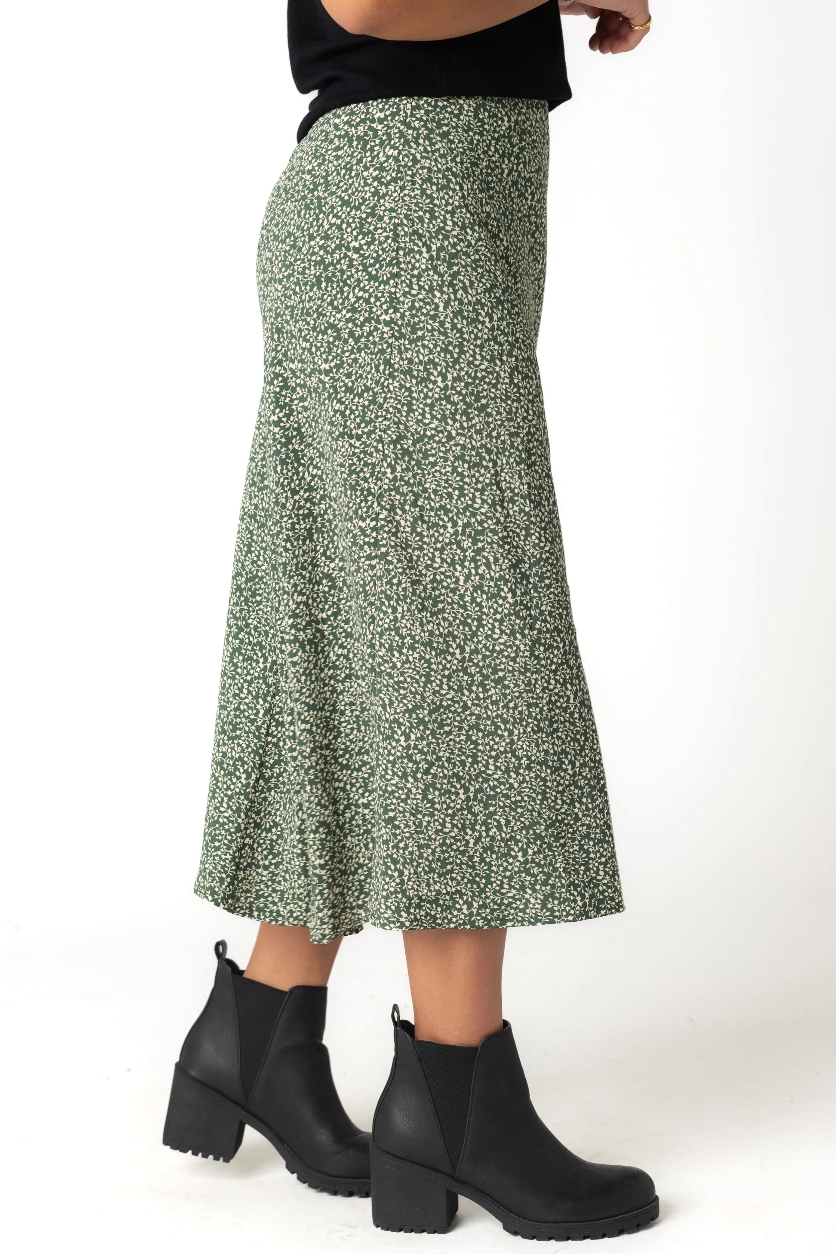 The June Skirt - Fall - Forest Green