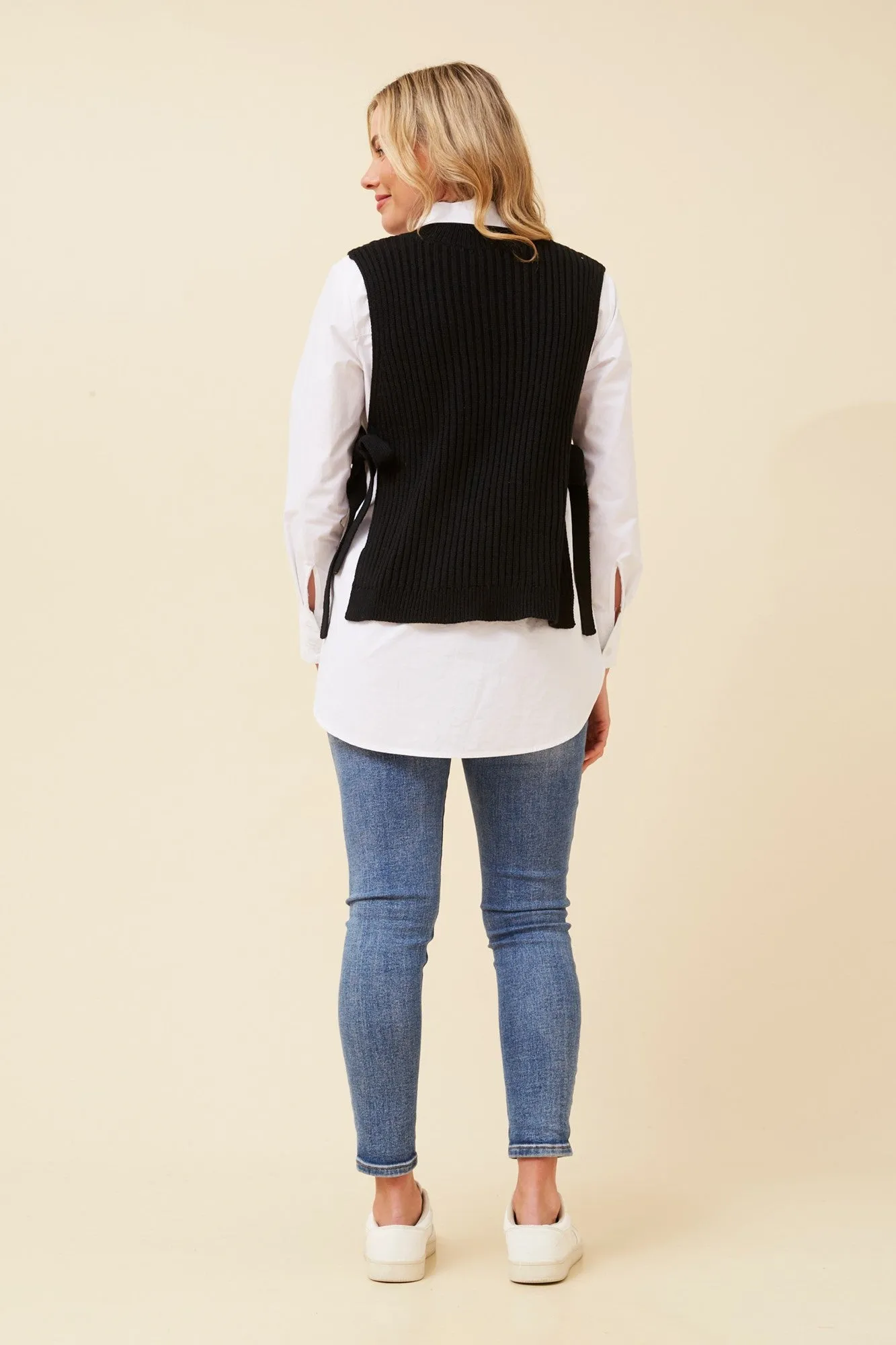 TRU SOLID KNIT VEST