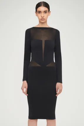 Venus Long Sleeve Midi Dress, Size S