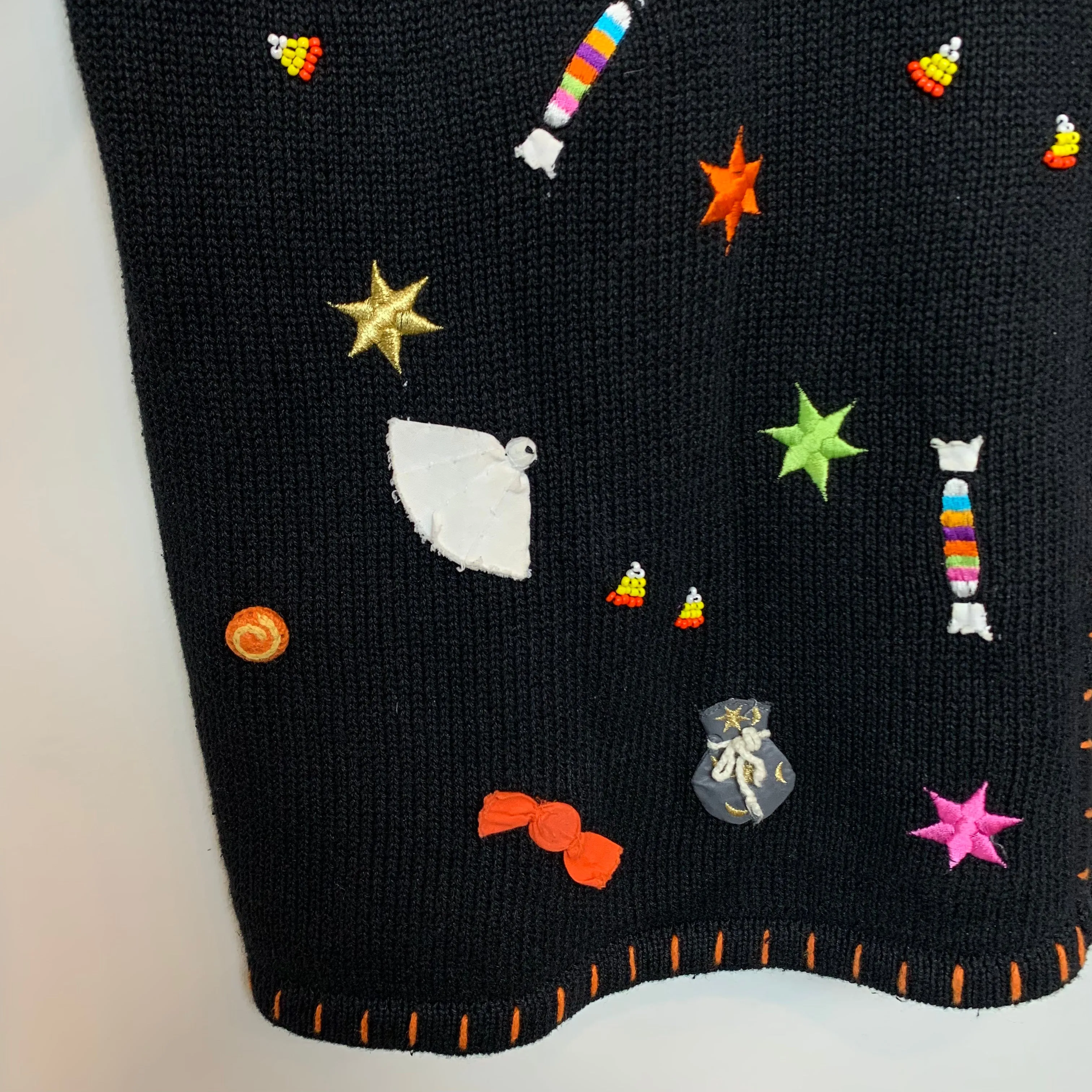 Vintage Designers Originals Studio Halloween Sweater Vest 3X