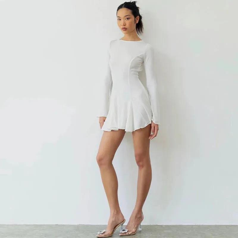 Vvsha Gwen Long Sleeve Mini Dress