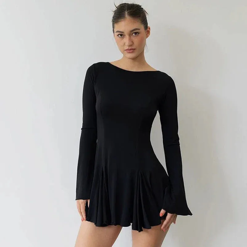 Vvsha Gwen Long Sleeve Mini Dress