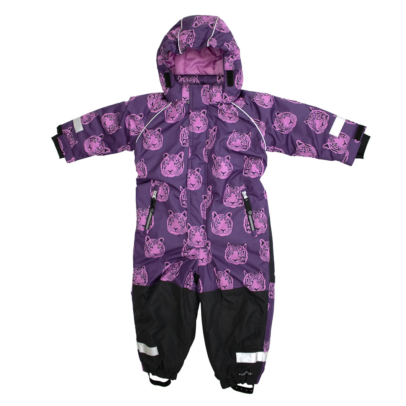 Winter Overall in Tiger Plum