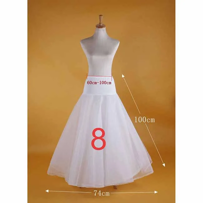 Women Underskirt Slip Crinoline for Bridal Dress Ball Gown Petticoats